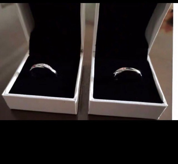 ✨二番人気✨カップペアリング【セット】結婚指輪　S 925 シルバー　受注製作　リング　単品 5枚目の画像