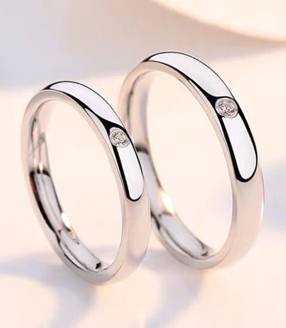 カップルペアリング【セット】ペアリング【セット】 結婚指輪 S 925