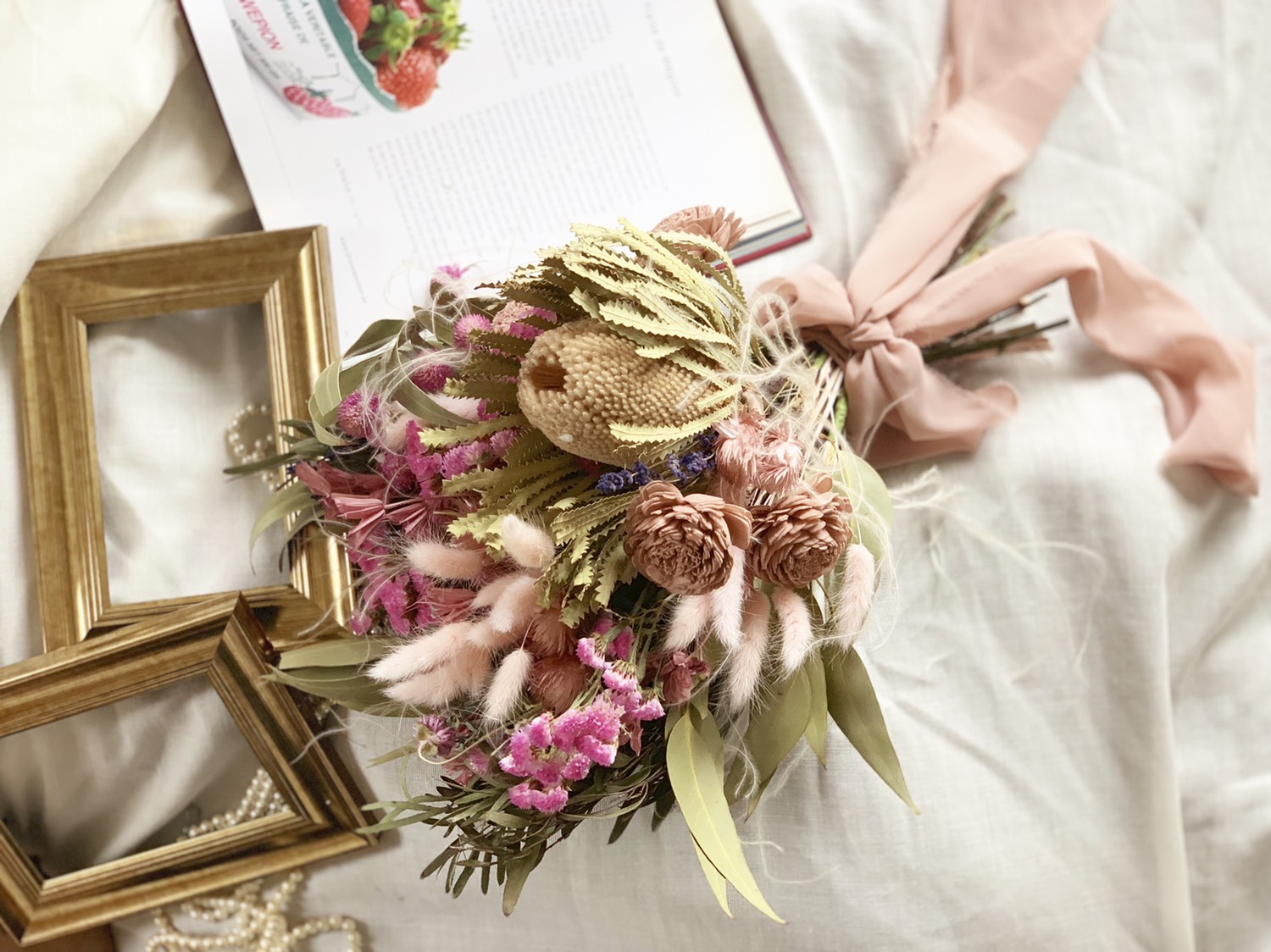 dry bouquet*botanical pink*