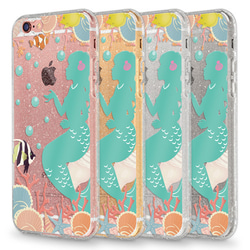 人魚姫～マーメイド～　iPhone6/6s対応（クリアラメ）ケース 2枚目の画像