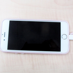 レモンとイチゴのアイスクリーム iPhone6/6s対応(ピンク）ケース 4枚目の画像