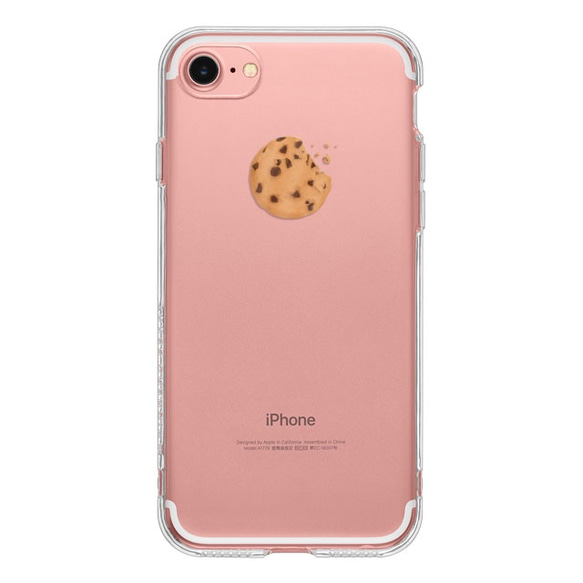 リアル チョコチップクッキー 15 14 13 12 SE 8 7 iPhone ケース 1枚目の画像