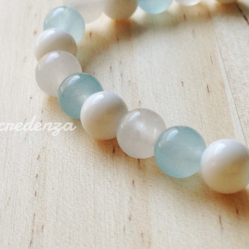 不眠解消、幸運を引き寄せる】翡翠 シャコガイ ターコイズ