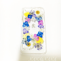 オーダー受付中❤️＊Special flower case＊　スマホケース/ハードケース/押し花 2枚目の画像