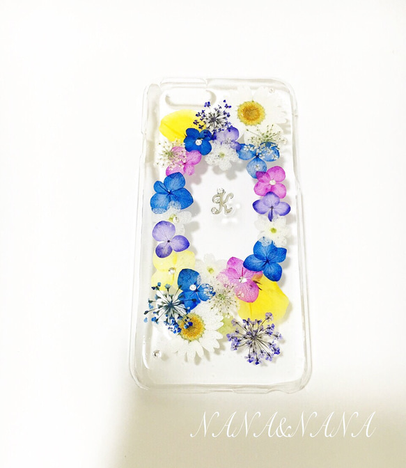 オーダー受付中❤️＊Special flower case＊　スマホケース/ハードケース/押し花 2枚目の画像