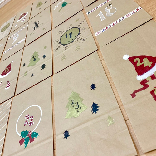 アドベントカレンダー ✩ クリスマスカレンダー Lサイズ