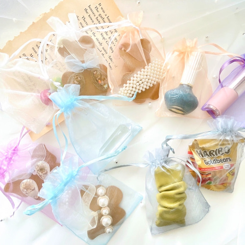 9×12cm】オーガンジーbag【10枚】選べる！巾着袋【全8色】プレゼント