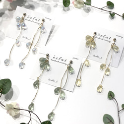 パステルカラーアシメトリーearring/pierce 8枚目の画像