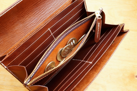 ✴︎✴︎Creema限定✴︎✴︎ OC:TO / Cembalo  〜使いやすい大容量。レディース長財布〜 【受注制作】 6枚目の画像