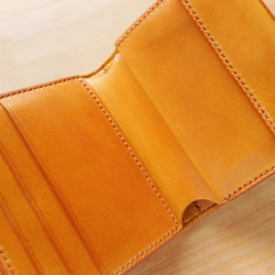 GOLF:2 / クラシック 〜重厚感ある正方形の二つ折り財布〜 【受注製作】 4枚目の画像