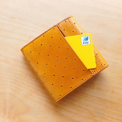 GOLF:2 / クラシック 〜重厚感ある正方形の二つ折り財布〜 【受注製作】 7枚目の画像