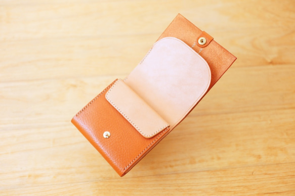 ROMANA2 / Vacanza 〜旅のお供に薄型二つ折り財布〜【受注製作】 3枚目の画像