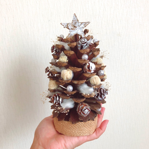 大きな松ぼっくりツリー＊ナチュラル 大きな松ぼっくりのナチュラルツリー その他インテリア雑貨