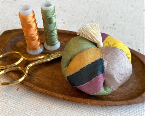 ポジャギ 艶めくシルクの花針山 秋 その他雑貨 Mujige むじげ 通販