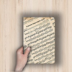 再販×7♪『ショパン幻想即興曲』ビンテージ風クラシックピアノ名曲シリーズvol.2 iPadケース　タブレット Air5 4枚目の画像