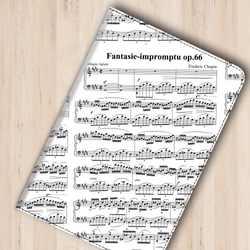 再販♪『ショパン幻想即興曲』クラシックピアノ名曲シリーズvol.2　iPadケース タブレットケース 手帳型 1枚目の画像
