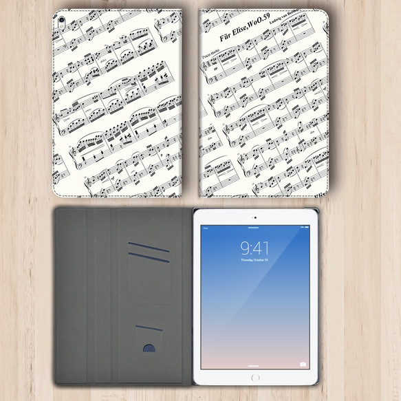『ベートーヴェン　エリーゼのために』ピアノ名曲シリーズvol.5　android　iPadケース　iPadmini5 3枚目の画像