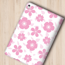 『風に舞う桜』タブレットケース android iPadmini5 dtab Quatab arrows Xperia 2枚目の画像
