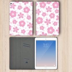 『風に舞う桜』タブレットケース android iPadmini5 dtab Quatab arrows Xperia 3枚目の画像