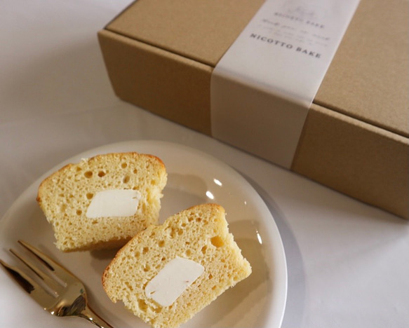 イチ推し♡低糖質・グルテンフリー クリームチーズinマフィン 塩バター〜〜6個セット〜 2枚目の画像