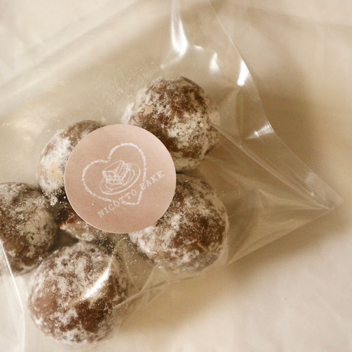 超低糖質♡サクほろスノーボールクッキー ココア 5個 クッキー NICOTTO