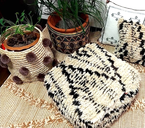 プフ２/ヴィンテージ　ベニワレン プフ2/ヴィンテージ ベニワレン モロッコ ベニワレン beniourain プフ