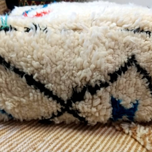 モロッコ プフ pouf アジラル オットマン クッション 3 クッション