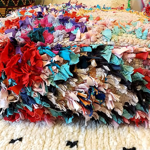 モロッコ ボシャルウィット プフ pouf オットマン クッション 4