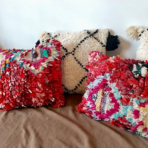 S*S様 ブジャド プフ カバー モロッコ クッションカバー　ボシャルウィット モロッコ ボシャルウィット クッション クッションカバー 1 クッション