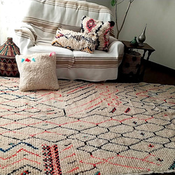 モロッコ ラグ rug アジラル ベニワレン 幾何学模様 3枚目の画像