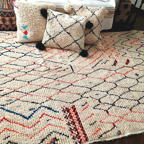 モロッコ ラグ rug アジラル ベニワレン 幾何学模様 カーペット・絨毯