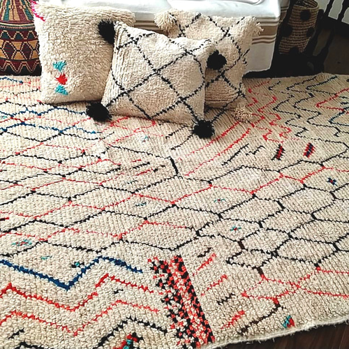 モロッコ ラグ rug アジラル ベニワレン 幾何学模様 カーペット