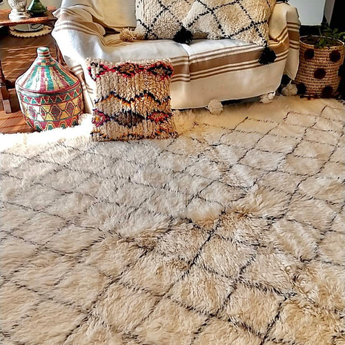 モロッコ ベニワレン Beniourain ビンテージ ラグ カーペット・絨毯