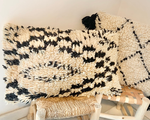 モロッコプフ ベルベル アマジグ族 ベニワレン クッションカバー