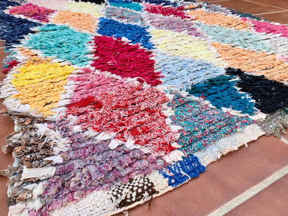モロッコ ボシャルウィット ラグ カーペット 絨毯 5枚目の画像