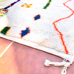 モロッコ ラグ カーペット　絨毯　アジラル ベニワレン　13 6枚目の画像