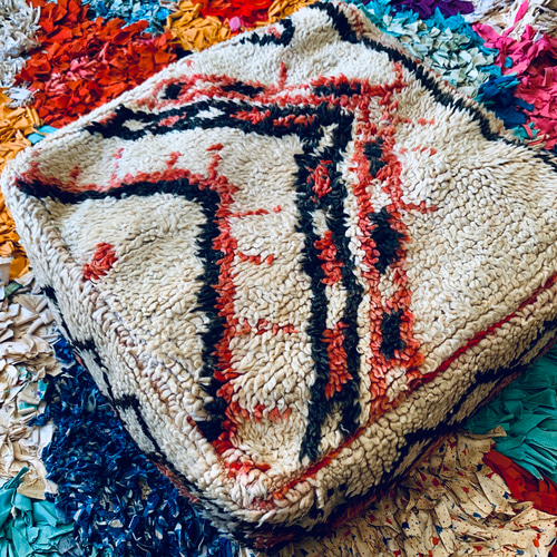 ベニワレンプフ-No.25 ≪Vintage≫ | Moroccan Pouf