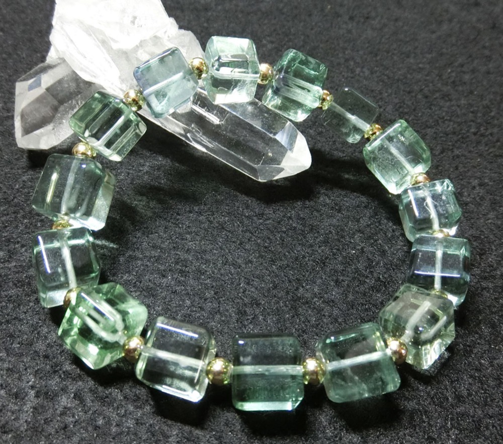 キューブフローライトブレスレット【16㎝】【特殊カット】