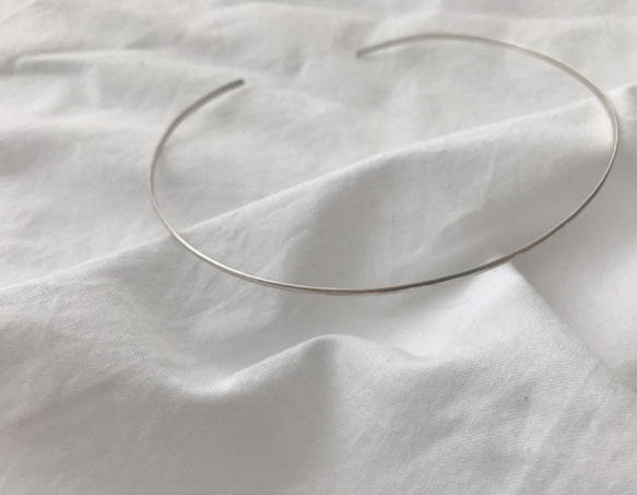 .silver950  hammered bangle choker 2枚目の画像