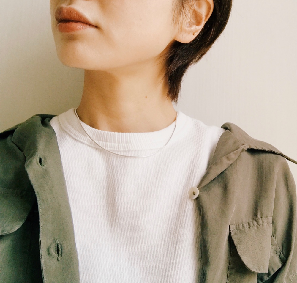 silver925 snake chain　necklace