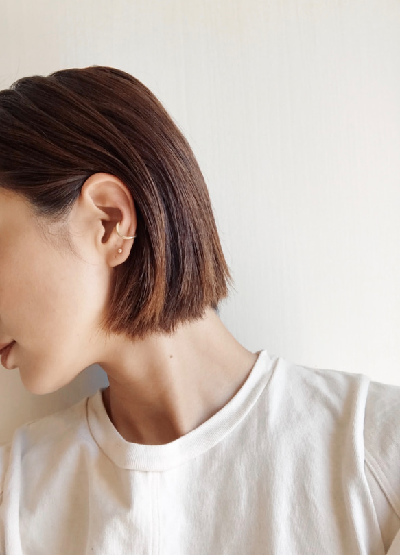 brass Uneri ear cuff　 2枚目の画像