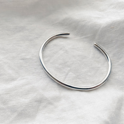 silver950 plain bangle 3.0 3枚目の画像