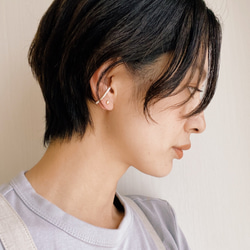 silver950　ellipse　ear cuff 2枚目の画像