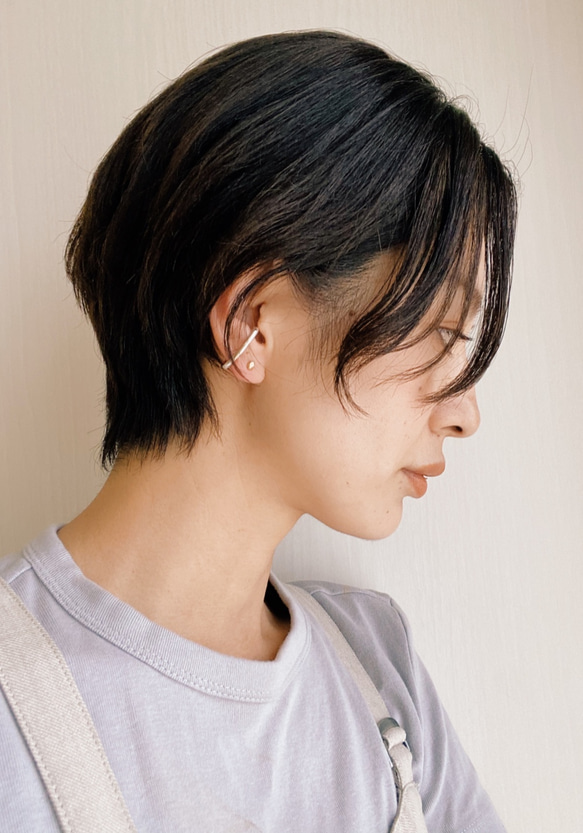 silver950　ellipse　ear cuff 2枚目の画像