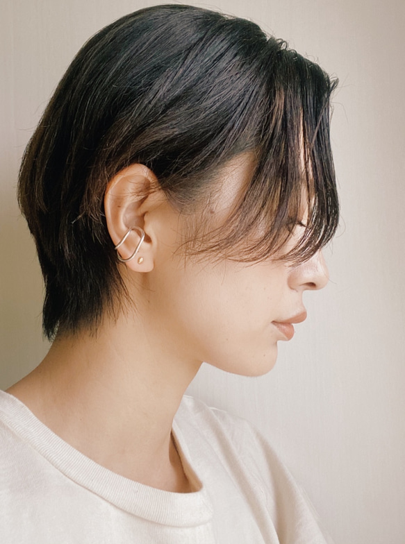 シルバ−９５０ wave double　ear cuff 3枚目の画像