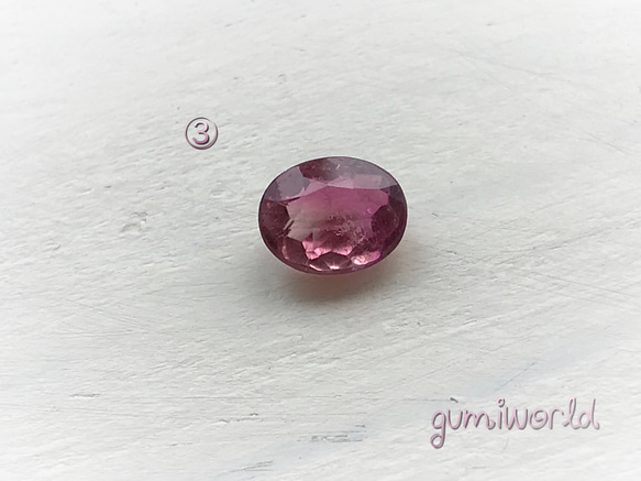 ピンクトルマリンルース1.00ct 5枚目の画像