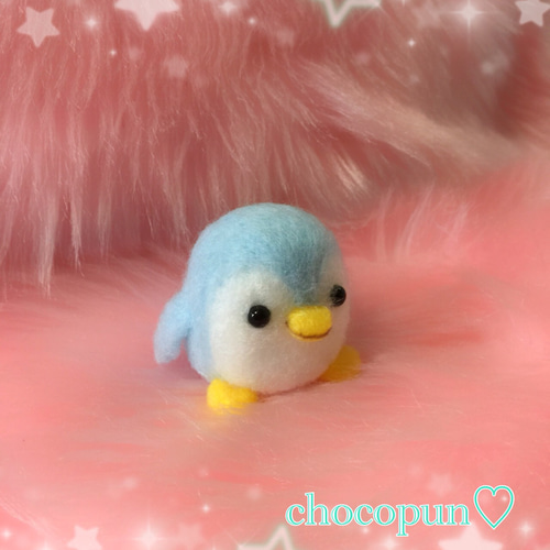 数量限定】ふわふわペンギンマスコット☆羊毛フェルトのふわふわ