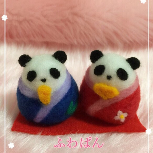 羊毛フェルト　ひな人形　ひなまつり　確認用 たまご型で簡単！】初心者向け雛飾りのつくり方/羊毛フェルト