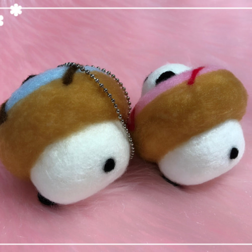 ドーナツinぱん②☆羊毛フェルトのふわふわパンダふわぱんドーナツ