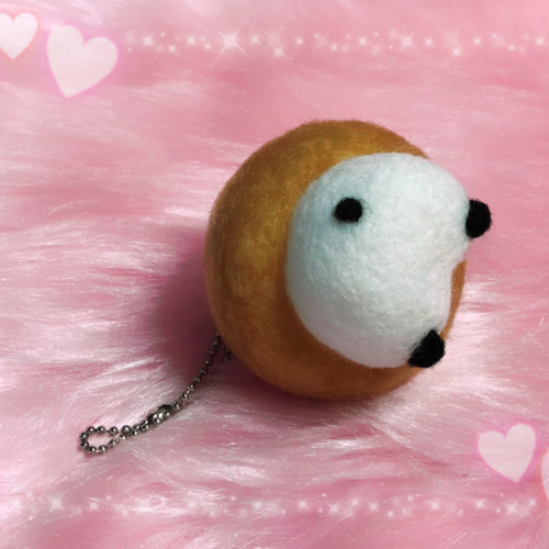 ドーナツinぱん③☆羊毛フェルトのふわふわパンダふわぱんドーナツ